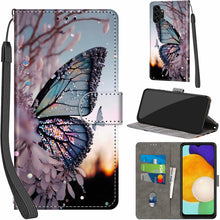 Carica l'immagine nel visualizzatore di Gallery, Cover per Samsung Galaxy A13 4G/5G custodia portafoglio Farfalla