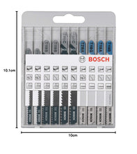 Carica l'immagine nel visualizzatore di Gallery, Bosch Professional Set da 10 Pezzi di lame per seghetto alternativo Basic for Wood and Metal, per legno e metallo, acces