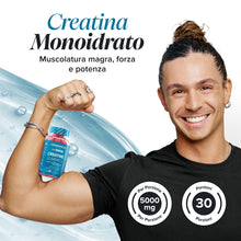 Carica l'immagine nel visualizzatore di Gallery, Creatina Gommose 5000 mg | Testata in Laboratorio | 90 Gommose | Novomins