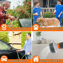 Carica l'immagine nel visualizzatore di Gallery, Pistola Irrigazione Giardino, Pistola Multifunzione con Flusso D'Acqua Controllabile, Acqua a Spruzzo con 8 Modalità Reg