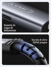 Carica l'immagine nel visualizzatore di Gallery, JSAUX Adattatore USB C a Jack 3,5mm con Ricarica PD 60W 2 in 1 per audio aux con microfono DAC Hi-Res supporto chiamate 