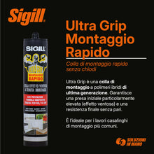 Carica l'immagine nel visualizzatore di Gallery, Ultra Grip Montaggio Rapido Cartuccia 290 millilitri