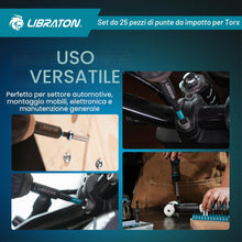 Carica l'immagine nel visualizzatore di Gallery, LIBRATON Set Punte Torx di Sicurezza 25PCS Bits Torx Anti-manomissione