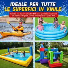 Carica l'immagine nel visualizzatore di Gallery, Kit Riparazione Piscina Intex Impermeabile con Toppe Trasparenti e Colla PVC, Kit Riparazione Liner Piscina, Materasso G