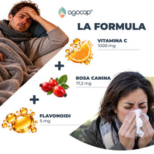 Carica l'immagine nel visualizzatore di Gallery, Vitamina C 1000mg, con Rosa Canina e Bioflavonoidi da Agrumi