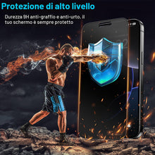 Carica l'immagine nel visualizzatore di Gallery, Mothca Pellicola Vetro Temperato Privacy Opaco per iPhone 17 Pro Max / 16 Pro Max con sistema Quick-Fix Box, Copertura T