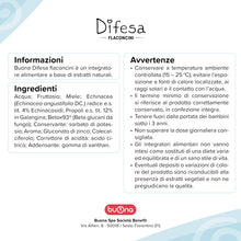 Carica l'immagine nel visualizzatore di Gallery, Buona Difesa Flaconcini Bambini, Integratore per Difese Immunitarie Bambini con Echinacea, Propoli, Zinco, Vitamina D e 