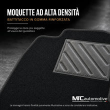 Carica l'immagine nel visualizzatore di Gallery, Tappetini Nissan Qashqai J11 II dal 2014 al 2021, 4 Pz Neri, Made in Italy