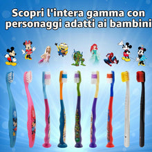 Carica l'immagine nel visualizzatore di Gallery, Spazzolino da denti Mickey Mouse con cappuccio di protezione, ventosa, manico comodo e setole morbide per bambini