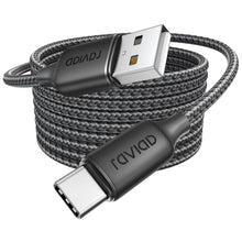 Carica l'immagine nel visualizzatore di Gallery, RAVIAD Cavo USB Type-C, Cavo USBA a USBC Lungo 3.1A Ricarica Rapida [3M]