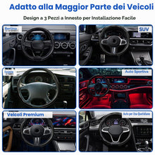 Carica l'immagine nel visualizzatore di Gallery, 3 Pezzi Coprivolante Auto, Fibra di Carbonio, Antiscivolo Segmentato, Rivestimento Volante Stile Farfalla Traspirante, U