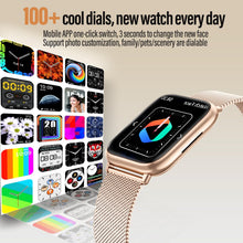 Carica l'immagine nel visualizzatore di Gallery, SLOKSFil Smartwatch Donna con Chiamate Bluetooth, 1.83" Fitness Orologio Smartwatch 3 Cinturini Frequenza Cardiaca SpO2 