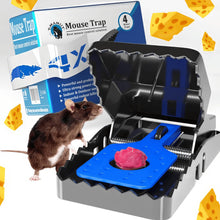 Carica l'immagine nel visualizzatore di Gallery, T-MAMUT Trappola Per Topi Grandi 21cm 4 Trappole Per Topi Professionali Riutilizzabili Molto Potenti Per Interno Ed Este