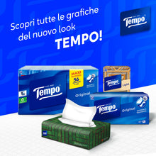 Carica l'immagine nel visualizzatore di Gallery, Tempo Fazzoletti Box Original, 4 Veli, 12 Confezioni da 80