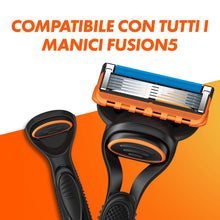 Carica l'immagine nel visualizzatore di Gallery, Gillette Fusion5 Lamette di Ricambio per Rasoio da Uomo (4 lamette)