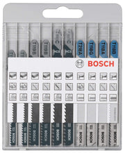 Carica l'immagine nel visualizzatore di Gallery, Bosch Professional Set da 10 Pezzi di lame per seghetto alternativo Basic for Wood and Metal, per legno e metallo, acces