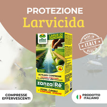 Carica l'immagine nel visualizzatore di Gallery, Albagarden Larvicida Zanzare Pastiglie 40 g, per Giardino Disinfestazione Pozzetti Tombini e Acqua Stagnante, Protezione