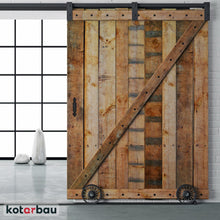 Carica l'immagine nel visualizzatore di Gallery, KOTARBAU®, maniglia per porta in ferro battuto, 190 mm, colore nero