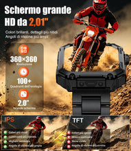 Carica l'immagine nel visualizzatore di Gallery, LIGE Smartwatch Uomo Con 3 Cinturini, Schermo HD 2,01", Orologio Smart Con Chiamata Bluetooth, Cardiofrequenzimetro 24/7