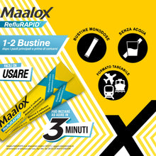 Carica l'immagine nel visualizzatore di Gallery, Maalox Reflurapid Blocca il Reflusso Gastroesofageo, Riduce Bruciore e Acidità di Stomaco, anche in Gravidanza - con Bic