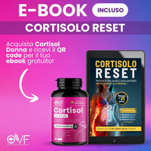 Carica l'immagine nel visualizzatore di Gallery, OVF Cortisol Donna Integratore con Fosfatidilserina Griffonia 5HTP Ashwagandha ksm-66 e L-Teanina 120 Capsule Supporto P
