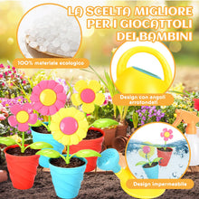 Carica l'immagine nel visualizzatore di Gallery, Aragallant Giocattoli Attrezzi Giardinaggio per Bambini, Kit Giardinaggio Bambini con Rastrello Paletta Annaffiatoio Sec
