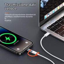 Carica l'immagine nel visualizzatore di Gallery, mcdodo Adattatore USB C a Lightning, adattatore Lightning USB C,PD 36W Supporto per ricarica rapida e sincronizzazione c
