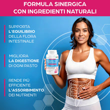 Carica l'immagine nel visualizzatore di Gallery, Vibor 120 Cps Enzypro Complex 3 in 1, Fermenti Lattici Probiotici E Prebiotici Per Intestino + Enzimi Digestivi Bromelin
