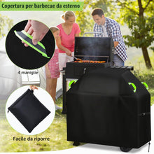 Carica l'immagine nel visualizzatore di Gallery, Gucass Copertura Barbecue Da Esterno, 420D Oxford Telo Copri Barbecue Impermeabile 90x70x110cm, Resistente Coperchio per