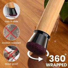 Carica l'immagine nel visualizzatore di Gallery, 24 Pezzi Gommini Per Sedie in Silicone Nero (S Fit: 14-20mm)