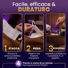 Carica l'immagine nel visualizzatore di Gallery, Trappole per Tarme dei Vestiti (6 Pezzi) | Trappole Adesive a Feromoni per Armadi, Cassetti &amp; Tappeti | Rilevamento Tarm