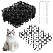 Carica l'immagine nel visualizzatore di Gallery, 15 pezzi Tappetino Repellente per Gatti 15 X 20cm,Dissuasore per Gatti con 12 Ancoraggio a Forma di U,Plastica Dissuasor