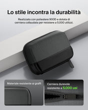 Carica l'immagine nel visualizzatore di Gallery, Belkin Borsa Organizer da Viaggio per Accessori Tech, Custodia da Viaggio per Gadget Come iPhone, Power Bank, Caricatori, Apple Pencil ed Airtag, ottimo per i Viaggi, Tessuto Morbido e Durevole