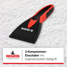 Carica l'immagine nel visualizzatore di Gallery, Nigrin Raschietto per Ghiaccio per Auto, per Inverno, Manico ergonomico Morbido, Denti per Rompere Il Ghiaccio, Colore: 