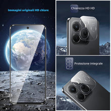 Carica l'immagine nel visualizzatore di Gallery, Vauki Vetro Temperato per Xiaomi Redmi Note 14 5G Pellicola Protettiva con Protezione Fotocamera [3+3 Pezzi] Durezza 9H 