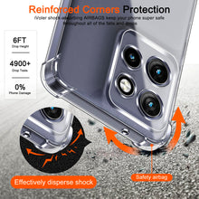 Carica l'immagine nel visualizzatore di Gallery, iVoler Cover per Motorola Moto Edge 60 Neo 5G / Edge 50 Neo 5G, Custodia Antiurto Trasparente per Assorbimento degli Urt