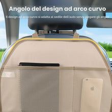 Carica l'immagine nel visualizzatore di Gallery, Viaviat Set di 2 tappetini per auto grandi e resistenti all'acqua, con 2 tasche in rete, protezione da polvere, fango e 