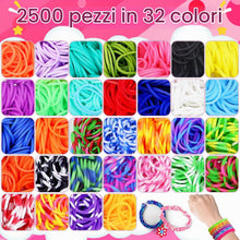 Carica l'immagine nel visualizzatore di Gallery, CUULANIX 2500+ Elastici per Braccialetti, Kit Elastici Braccialetti