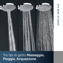 Carica l'immagine nel visualizzatore di Gallery, Ideal Standard Idealrain Doccetta 3 funzioni, Ø 10 cm – Cromo