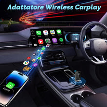 Carica l'immagine nel visualizzatore di Gallery, Adattatore CarPlay Wireless, USB C/A Plug and Play, 2025 Upgrade CarPlay Dongle Converte Cablato a Wireless per iPhone, 