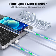 Carica l'immagine nel visualizzatore di Gallery, Basesailor Cavo Ricarica per iPhone 18 17 Pro Max,Multifunzione USBC 4-in-1