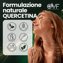 Carica l'immagine nel visualizzatore di Gallery, OVF Quercetina Liposomiale Pura 400 mg, 90 Capsule Vegetali ad Alta Biodisponibilità (Scorta 3 Mesi) Integratore di Quer