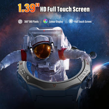 Carica l'immagine nel visualizzatore di Gallery, Atheewon Smartwatch Uomo Donna con Effettua o Risposta Chiamate, Blu