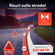 Carica l'immagine nel visualizzatore di Gallery, PURAHELP Triangolo di Avvertimento per Auto Pieghevole [Norma ECE R27]