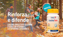 Carica l'immagine nel visualizzatore di Gallery, LongLife® Lisozima Forte 250mg | Lisozima idrolizzato di albume d'uovo, vitamina C, lattoferrina e vitamina D-3 | Sistem
