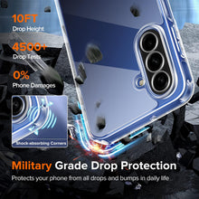 Carica l'immagine nel visualizzatore di Gallery, iVoler Cover Trasparente Anti Ingiallimento per Samsung Galaxy A18 / A17 4G / 5G con 2 Pezzi Pellicola Vetro Temperato, 
