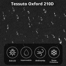 Carica l'immagine nel visualizzatore di Gallery, Coprisedia da giardino, 2 pezzi, tessuto Oxford 210D, copertura protettiva per sedie da giardino, impermeabile, resisten