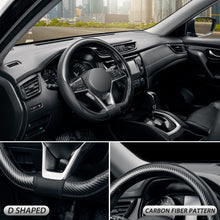 Carica l'immagine nel visualizzatore di Gallery, SEG Direct Coprivolante Auto Tipo D Fibra Carbonio 37-39cm, Nero