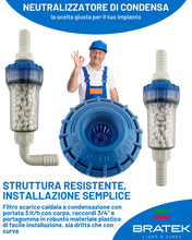 Carica l'immagine nel visualizzatore di Gallery, Bratek Filtro Neutralizzatore di Condensa Acida per Caldaia a Condensazione