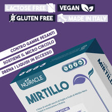 Carica l'immagine nel visualizzatore di Gallery, Nutracle Mirtillo nero 60 compresse da 600mg | Integratore Microcircolo Gambe, Capillari, Vene Occhi e Vista | Drenante 